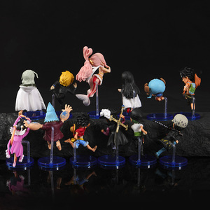 ฟิกเกอร์วันพีซ 12 ตัว การ์ตูนอนิเมะ ลูฟี่, โซโล, โบอา แฮนค็อก, สตาร์รี่เอซ ตุ๊กตา ของเล่น ฟิกเกอร์ - Product Image 5