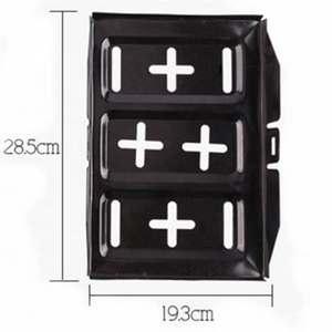 Support de <span class=keywords><strong>batterie</strong></span> universel réglable en métal, 10/19 cm 23 cm 27 cm, support de rangement réglable pour <span class=keywords><strong>batterie</strong></span>, stabilisateur support fixe avec <span class=keywords><strong>plaque</strong></span> inférieure - Product Image 6