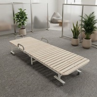 Lit pliant portable pour la sieste au bureau, avec dossier inclinable réglable et matelas confortable pour adultes, idéal pour le travail, le repos et l'usage quotidien