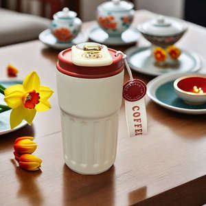 Smart Temperature Display Stainless Steel Vacuum Insulated Leak-Proof Eco-Friendly Portable Coffee <b>Cup</b> - Product Image 6