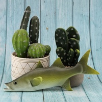 Poisson de décoration artificiel de 30 cm, perche réaliste, faux poisson pour la maison, Noël, Halloween, festival