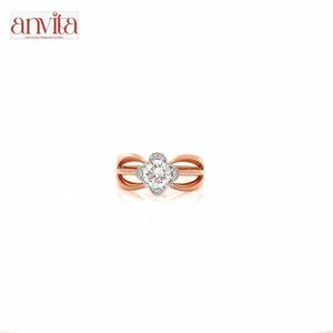 Bague en argent sterling 925 de qualité supérieure avec options en or 10K, 14K, 18K, bijoux fins de luxe, fiançailles, mariage, anniversaire - Product Image 1