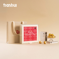 Boîte cadeau vide Tianhui personnalisée : boîte cadeau éco-responsable, boîte à chocolat en papier durable pour la Saint-Valentin verte