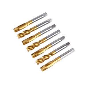 BWIN fabbrica HSS cobalto M35 Rivestimento TiN metric spiral tap macchina filo formando rubinetti e rubinetto set - Product Image 1