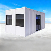 Maison mobile moderne de 20 pieds/40 pieds, maison modulaire portable en acier, conteneur avec salle de bain et cuisine, villa 3 chambres