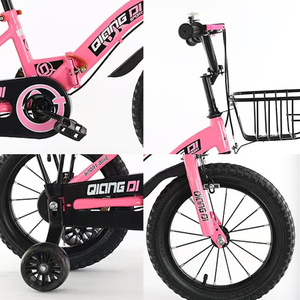 Bicicleta Plegable para Niños, Económica, en Stock, con Cuadro de Acero de 12 <span class=keywords><strong>Pulgadas</strong></span>, Pedales Ordinarios y Ruedas de Entrenamiento, para Niños de 3 a 5 y de 5 a 8 Años - Product Image 4