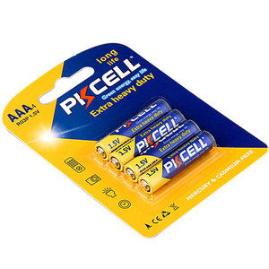 4 cái siêu nhiệm vụ nặng nề 1.5V AAA Carbon kẽm ba một pin cao cấp chính Pin - Product Image 5