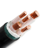 Câble d'alimentation en cuivre WDZ-YJY 1/2/3/4/5 conducteurs 0,6/1 kV XLPE LSZH de qualité industrielle pour usine et centrale électrique