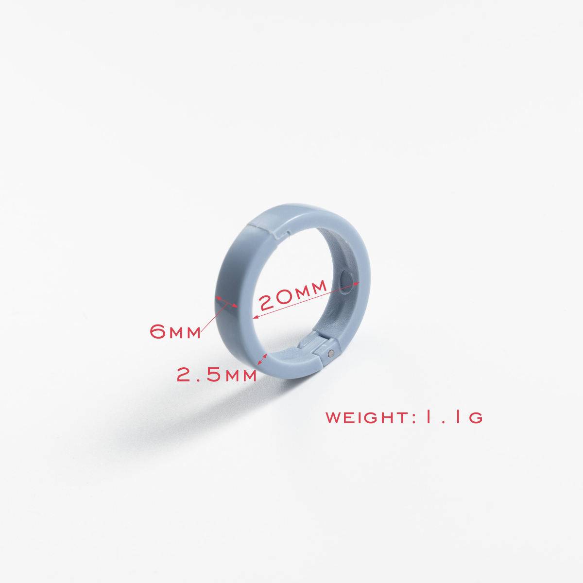 20 mm de ancho, 6 azul claro