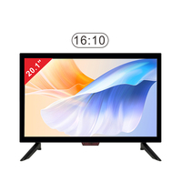 Moniteur TV LED TFT 21,5 pouces avec entrée AV, écran large 22 pouces Full HD, moniteur LCD avec port TV