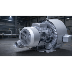 Souffleur annulaire haute pression à deux étages 5,5 kW en alliage d'aluminium pour la manipulation de l'air industriel - Product Image 2