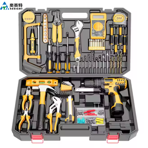 Phần cứng ausight bao gồm cả hộp kết hợp khoan Bộ công cụ wrenches Bộ công cụ của thợ điện được sử dụng để cải thiện nhà - Product Image 4