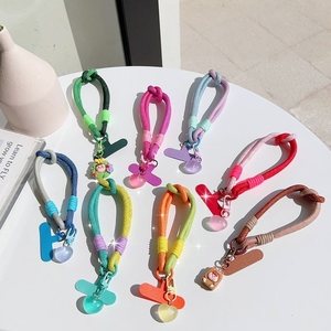 Heart Glitter Short Lanyard <b>Rope</b> Universal Phone Camera Patch Cord Hands Free Durable Nylon <b>Chain</b> Anti-lost Wrist Strap - Product Image 1