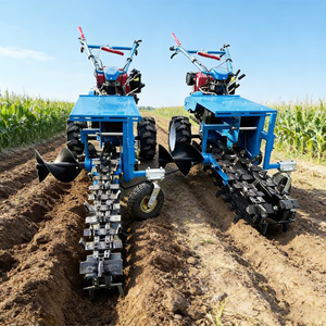EPA-certified Ditching <strong>Machine</strong> Width 10-40cm Depth 20-100cm Single/double Chain <strong>Trencher</strong> for Irrigation Piping Cable Laying - Product Image 1