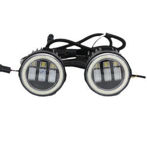 Nissan Led Fog <b>Lights</b> <b>Projector</b> With Angel Eye Ring For Patrol Tiida Murano Sylphy X Trail Retrofit Upgrade - Product Image 2