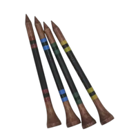 Tees de golf en bambou de précision, commandes personnalisées, faible MOQ, livraison rapide, directement de l'usine OEM, écologiques, durables, gamme de tailles 15 kg