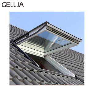 Tende Moderne Elettriche Retrattili per Lucernari Tubolari Solari Finestra Intelligente per Tetto in Vetro Artificiale con Telaio in Lega di Alluminio Apribile - Product Image 2