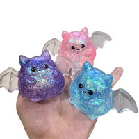 Juguete Blandito de Halloween con Forma de Murciélago, Fantasma y Calabaza, de Subida Lenta, Lindo, Antiestrés y Sensorial