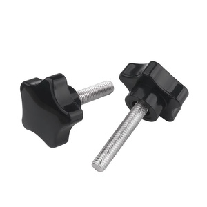 Poignée de ceinture mécanique cinq étoiles en acier inoxydable poignée prune étoile bouton à vis étoile - Product Image 2