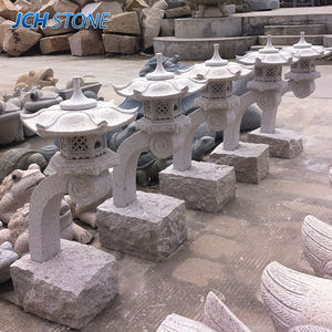 G682 Lanternes japonaises décoratives de patio de jardin en pierre de granit Rokkaku <span class=keywords><strong>Yukimi</strong></span> à vendre - Product Image 3