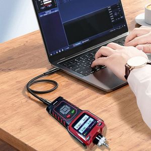Nouveau détecteur de gaz portable industriel 4-en-1 O2/CO/H2S/EX avec écran LCD et indice de protection IP66 - Product Image 6