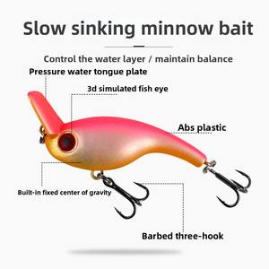 เหยื่อปลอมพลาสติกปลาฉลามขนาดเล็กเหยื่อปลอมวัตถุขนาดเล็กเหยื่อปลอมสำหรับตกปลาแบบเกาะเบสด้าน<span class=keywords><strong>ล่าง</strong></span> - Product Image 3