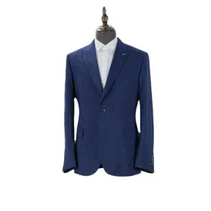Professional manufacture luxury quality bespoke hand tailored handcraft wool blend mens suit blazer jacket coat