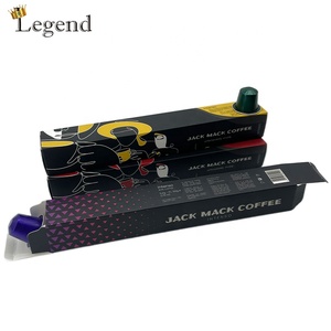 Boîtes en papier personnalisées pour 10 capsules de café, emballage imprimé pour dosettes de café compatibles <span class=keywords><strong>Nespresso</strong></span> - Product Image 6