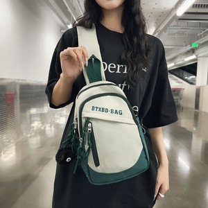 Btxbd Bag Women's Chest Bag Water Resistant Single Shoulder Bag With Front Zippered Pocket For Daily Use - Product Image 2