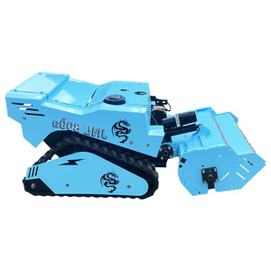 หุ่นยนต์ตัดหญ้าบังคับวิทยุ 24V 1400W 190CC แบบตีนตะขาบ สำหรับพื้นที่ลาดชัน - Product Image 6