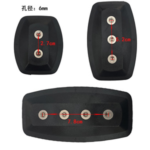 Cubierta de PVC para pies con dos orificios para tabla de surf, kitesurf, hidroala, bote inflable, rafting, caja de soporte para bote de pesca - Product Image 3