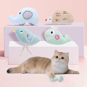 New Design Fish Cuddly <strong>Toys</strong> With <strong>Catnip</strong> Soft <strong>Plush</strong> Cat Pet <strong>Toy</strong> Bird for Indoor Kittens - Product Image 1