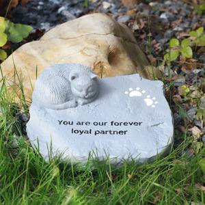 Eco-Friendly Pet Monument Memorial Stone Sculpture <strong>Graves</strong> Garden Decor Animal Style Resin Tombstone <strong>Ornaments</strong> <strong>for</strong> Dog Cat Memory - Product Image 3