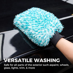 <span class=keywords><strong>Gant</strong></span> de lavage de voiture en <span class=keywords><strong>microfibre</strong></span> douce de qualité supérieure, sans rayures, <span class=keywords><strong>pour</strong></span> le detailing automobile, hautement absorbant <span class=keywords><strong>pour</strong></span> nettoyer la peinture, les <span class=keywords><strong>vitres</strong></span> et les miroirs - Product Image 5