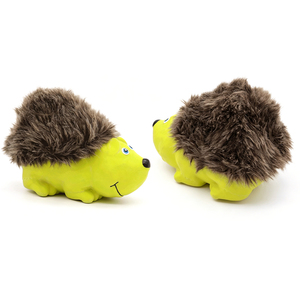 Hedgehog shape Dog Toys Washable <b>Plush</b> Training Latex Chew Toys with Funny Squeaky - Product Image 5