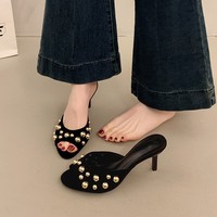 Sandalias de Tacón Alto Multiusos Bolt One-Step con Suelas Finas para Mujer