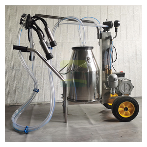 Mejor máquina <span class=keywords><strong>de</strong></span> ordeño para vacas, bomba <span class=keywords><strong>de</strong></span> vacío <span class=keywords><strong>de</strong></span> 25L, ordeñadora automática portátil con cubeta <span class=keywords><strong>de</strong></span> acero inoxidable, 10-12 vacas por hora - Product Image 5