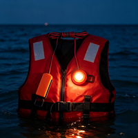 Lampe de survie pour gilet de sauvetage HYT LED, 0,75 cd, 8 h d'éclairage continu, 1,5 V, 5 ans de validité, écologique, légère, 34 g