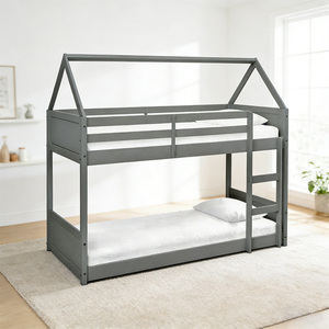 Meubles de chambre d'enfant, <span class=keywords><strong>lit</strong></span> <span class=keywords><strong>superposé</strong></span> en bois Montessori pour enfant, <span class=keywords><strong>lit</strong></span> cabane - Product Image 2