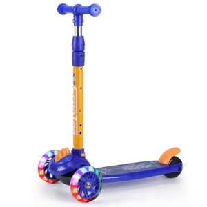 Adjustable 3-Wheel <strong>Scooter</strong> for Kids Modern Foldable Baby Swing <strong>Scoot</strong> <strong>and</strong> <strong>Ride</strong> Made of Plastic Alloy <strong>and</strong> Aluminium - Product Image 1