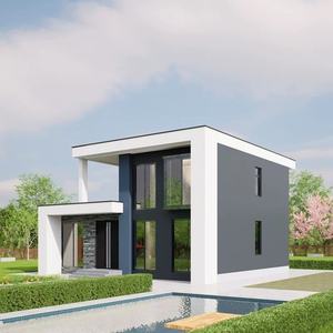 Villas préfabriquées de luxe <span class=keywords><strong>Conservation</strong></span> de l'énergie et tremblement de terre-Vente chaude de qualité économique - Product Image 5