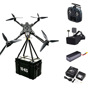 Drone FPV de 18 pouces, grande capacité de levage (15 kg), portée de 10 km, caméra 4K, châssis professionnel en fibre de carbone, télécommande, RTF, UAV - Product Image 6