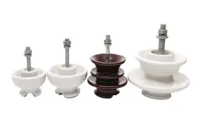 Customize Products Factory Price White LOW VOLTAGE Ceramic Insulators Pin Type Porcelain Insulators P-15T