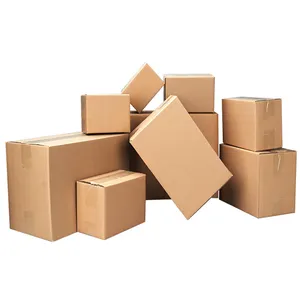 사용자 정의 로고 도매 판지 상자 포장 소형 중형 대형 판지 배송 이동 상자