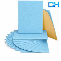 Panneau acoustique en polyester de forme hexagonale Chiheng, isolation phonique professionnelle, classe B1, ignifuge, pour traitement acoustique des salles de classe