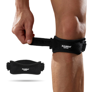 SHIWEI-2001 # Correa de <span class=keywords><strong>Rodilla</strong></span> <span class=keywords><strong>para</strong></span> Deportistas, Correa Rotuliana <span class=keywords><strong>para</strong></span> Proteger <span class=keywords><strong>la</strong></span> <span class=keywords><strong>Rodilla</strong></span> y <span class=keywords><strong>Estabilizar</strong></span> <span class=keywords><strong>la</strong></span> Rótula en Partidos de Baloncesto - Product Image 1