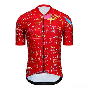 Jersey de Ciclismo de Manga Corta Transpirable con Diseño Nuevo y Estampado de Fórmulas Matemáticas, Secado Rápido, Ropa de Ciclismo para Ciclistas - Product Image 4