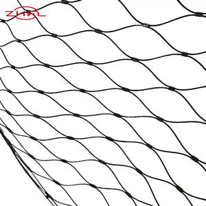 Malla de Alambre de Acero Inoxidable de Alta Calidad, Grado 304/316, con Recubrimiento de Óxido Negro, Flexible, Tejido Plano, para Cercas de Protección en Zoológicos - Product Image 2