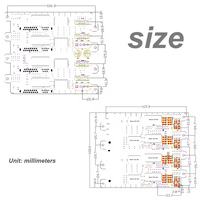 Disque dur de serveur de qualité supérieure, prix d'usine en gros, 3,5 pouces, 2,5 pouces, SATA et SAS, backplane de serveur rapide