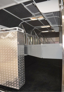 Nieuwe Product Explosie Slant Load 4 Paarden Pony's Aanhangwagen Elektrische Remmen LED Verlichting - Product Image 5